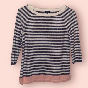 Talbots women’s petite small 3/4 sleeve striped top